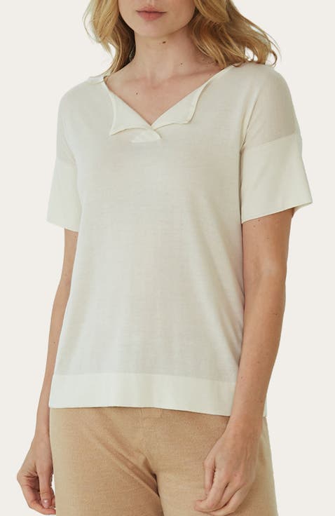Split Neck Tee