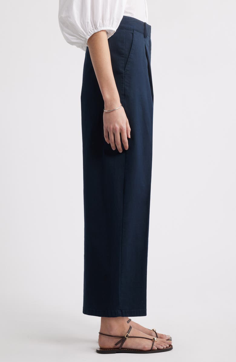 Nordstrom Pleat Front Chinos, Alternate, color, Navy Night