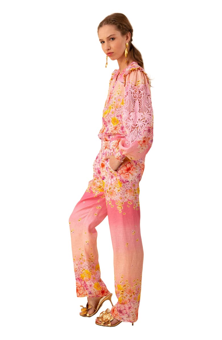 Hale Bob Reese Linen Top, Main, color, 