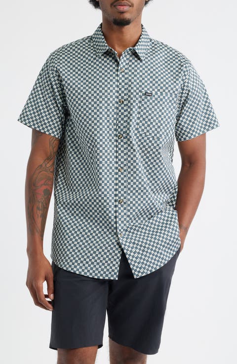 Fun Times Short Sleeve Button-Up Shirt