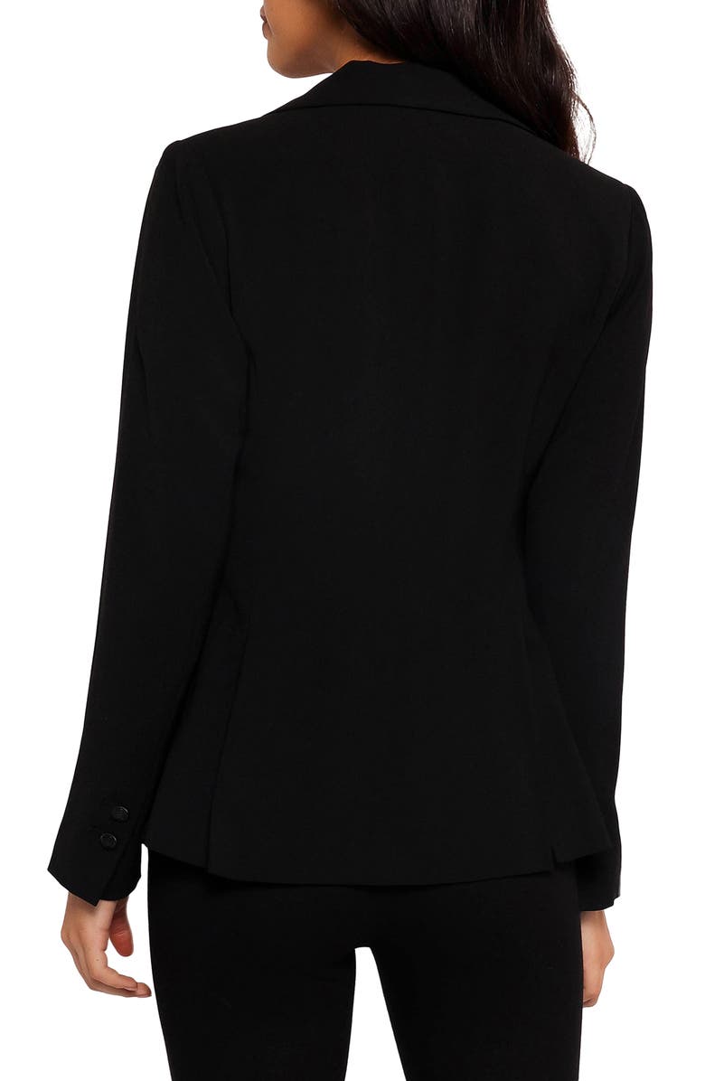 Petal & Pup Luda Embellished Peal Lapel Blazer, Alternate, color, Black