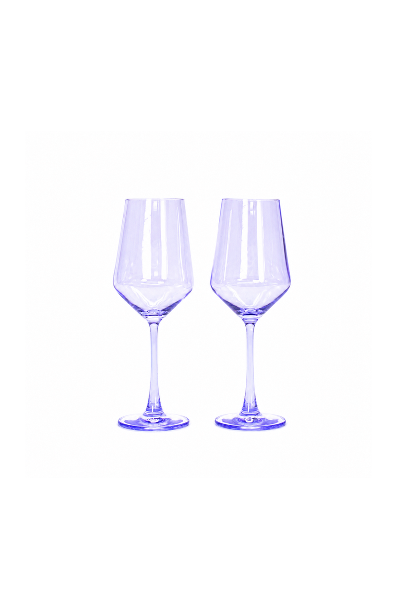 Stemmed Wine Glass - Set of 2, Main, color, Lady Lavender