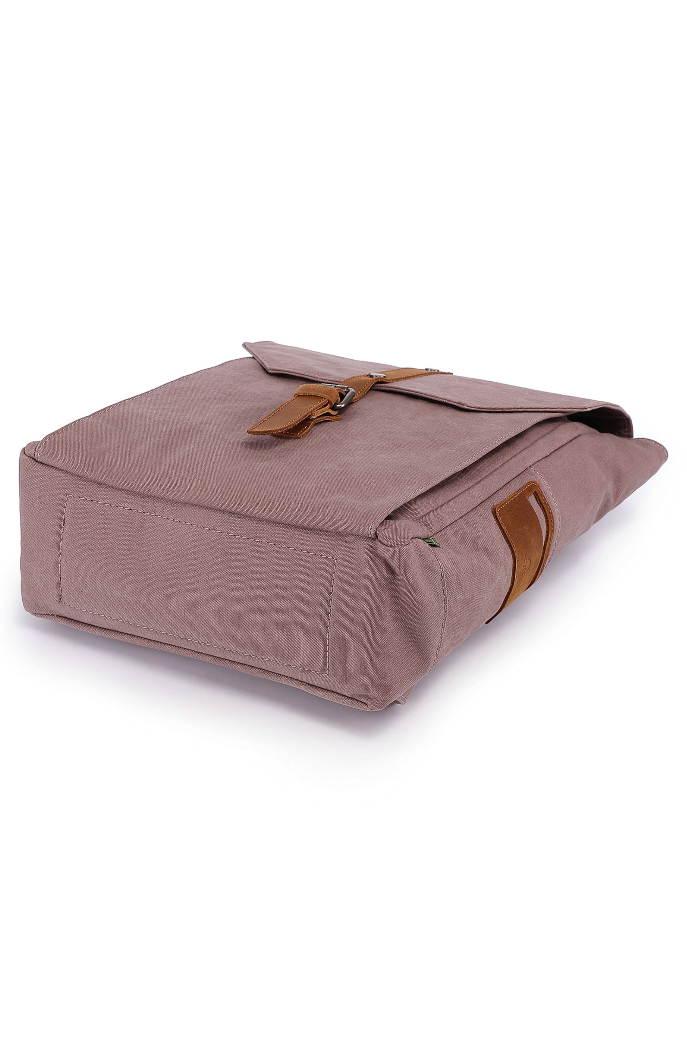 Sunny Trail Canvas Backpack, Alternate, color, BROWN