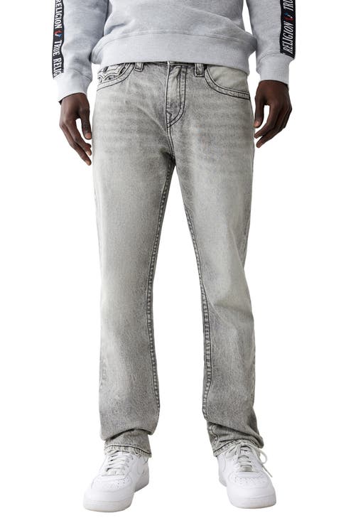 Ricky Mesh Embroidered Straight Leg Jeans