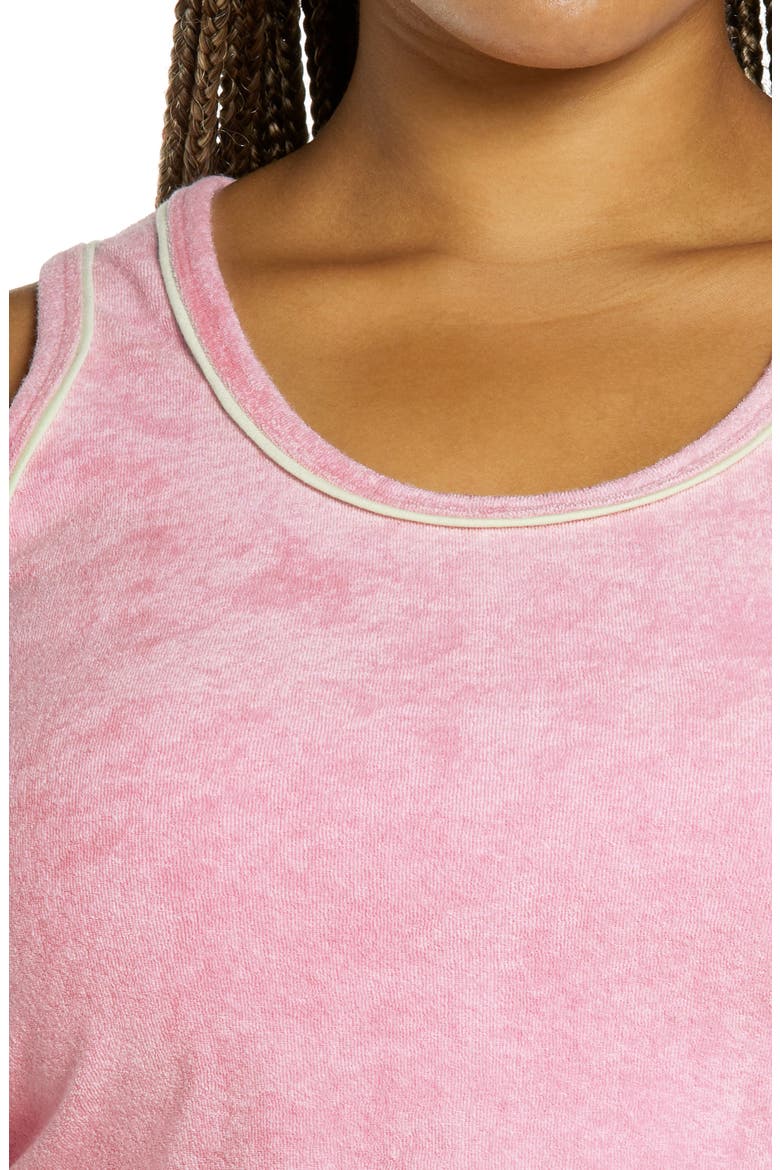 Terry Cloth Tank, Alternate, color, PINK OPAL