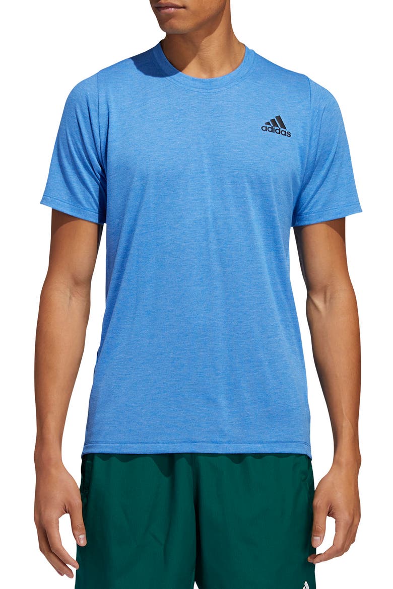 Technical Crewneck T-Shirt, Main, color, GLORY BLUE