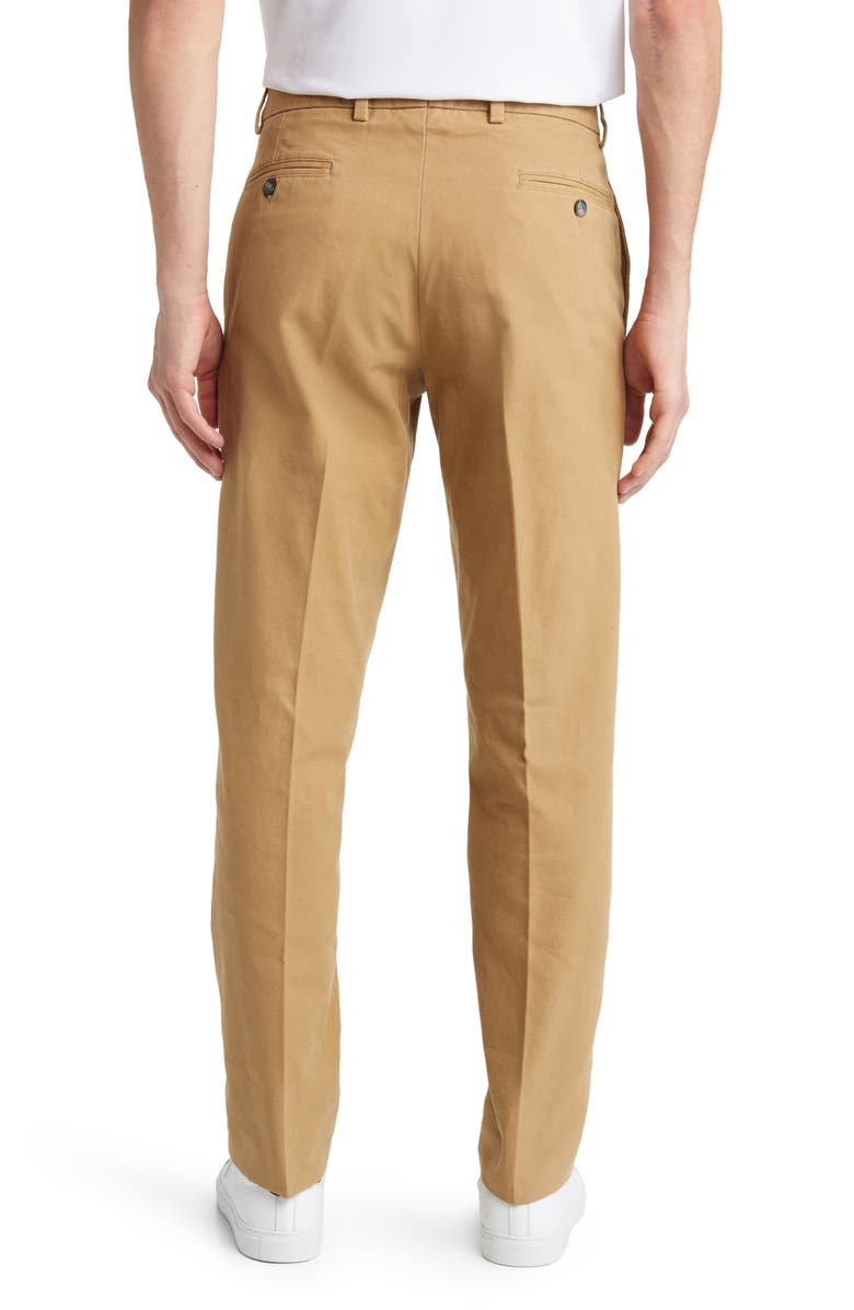 Berle Charleston Flat Front Khakis, Alternate, color, British Tan