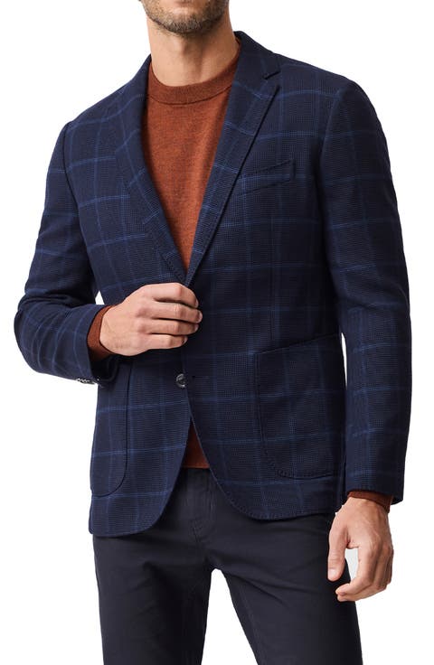 Campbell Point Windowpane Plaid Sport Coat