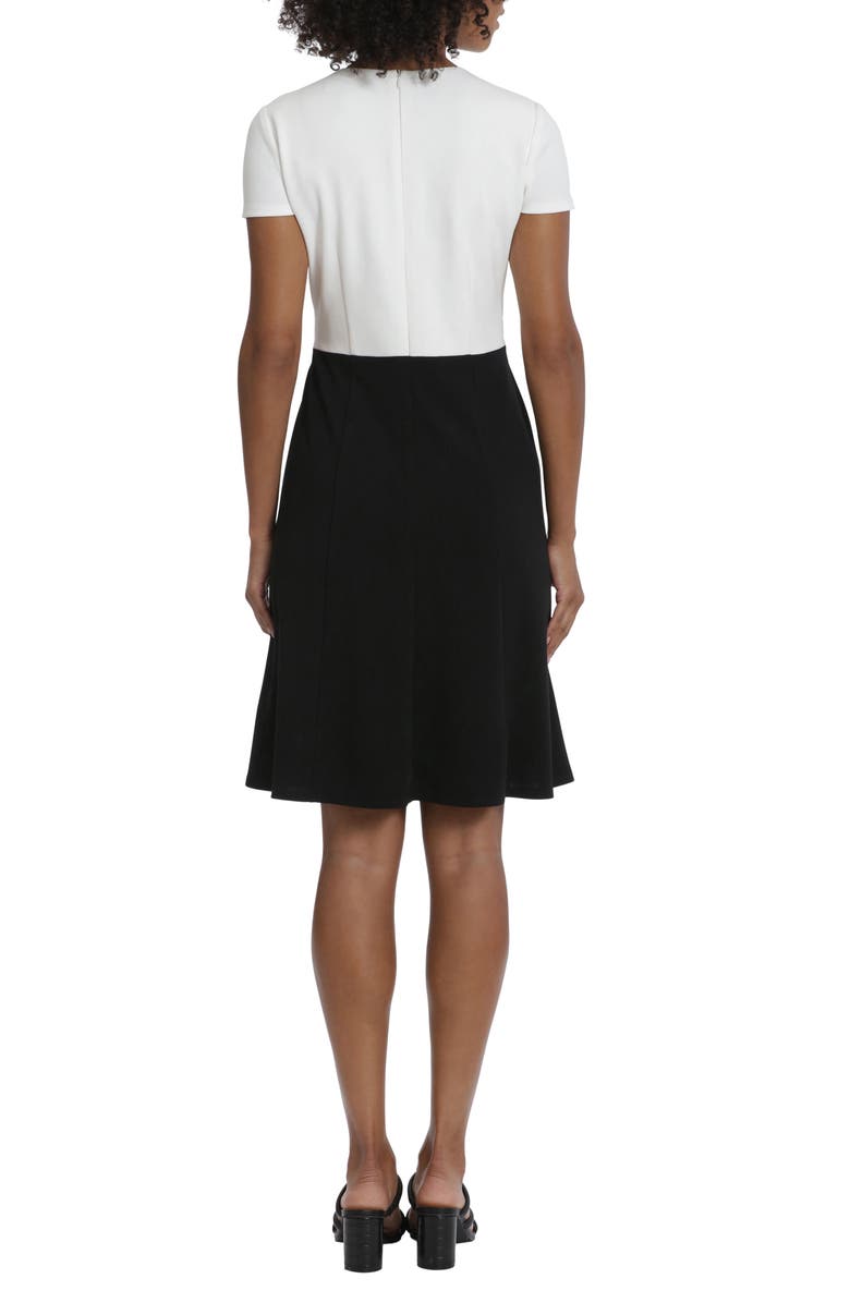 Maggy London Cap Sleeve Fit & Flare Dress, Alternate, color,