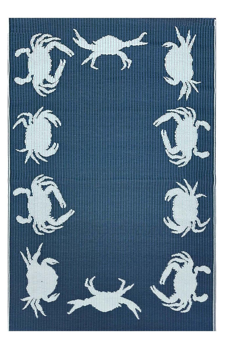 Mad Mats Crab Blue & Teal, Main, color, Blue And Teal