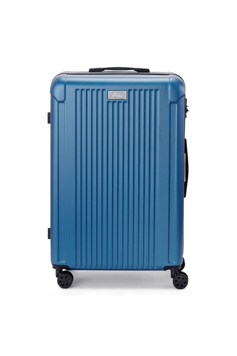 Lotus Upright Suitcase, Main, color, Blue Steel
