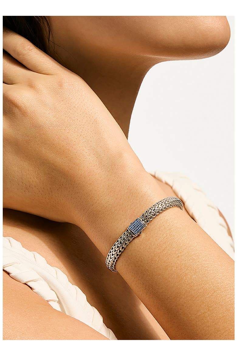 Icon Bracelet, Gemstones, 7.5mm, Alternate, color, BLUE SAPPHIRE