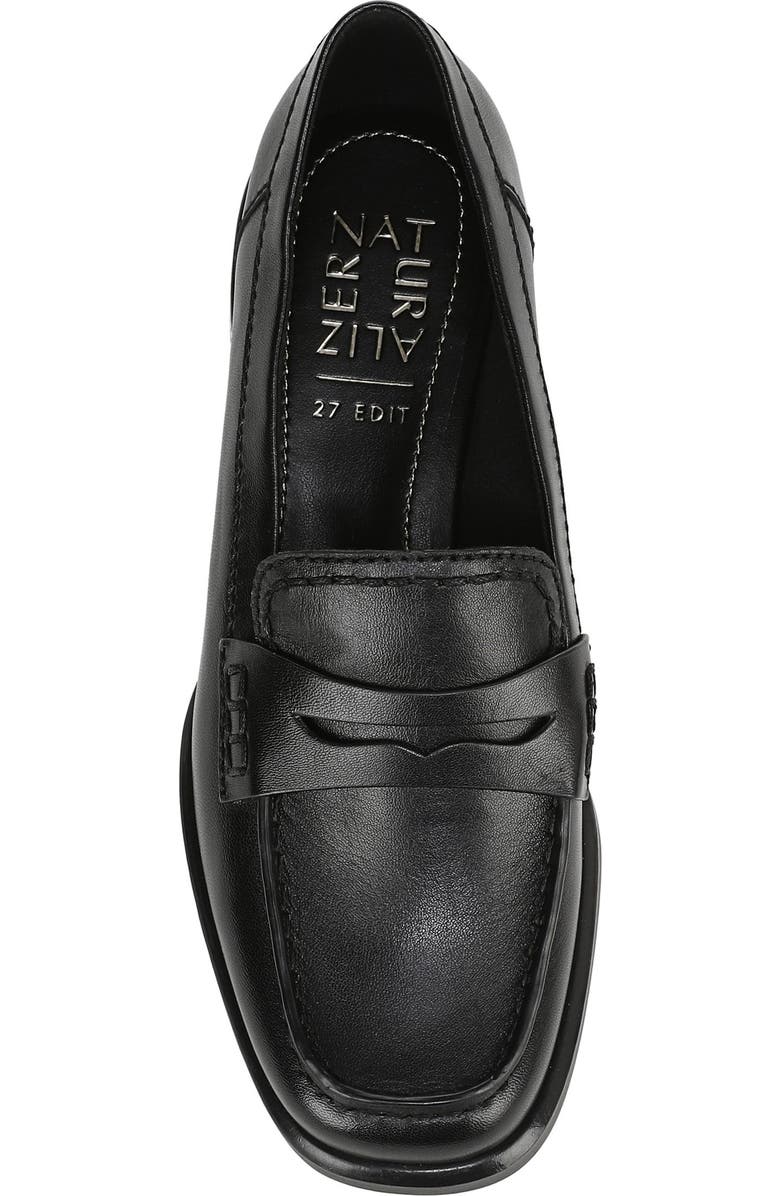 27 EDIT Naturalizer Haven Penny Loafer, Alternate, color, Black Leather