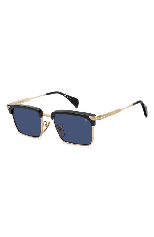 David Beckham Eyewear Db 1227/g/s/us 54mm Rectangular Sunglasses In Blue