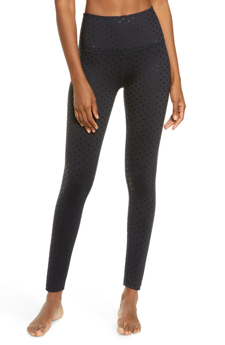 Beyond Yoga Hearts Midi High Waist Leggings, Main, color, 