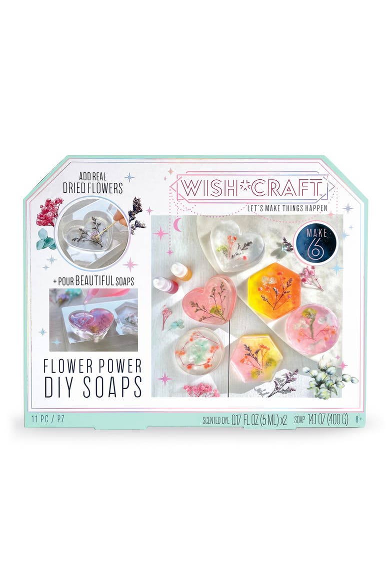 Flower Power DIY Soaps Kit, Main, color, MULTI