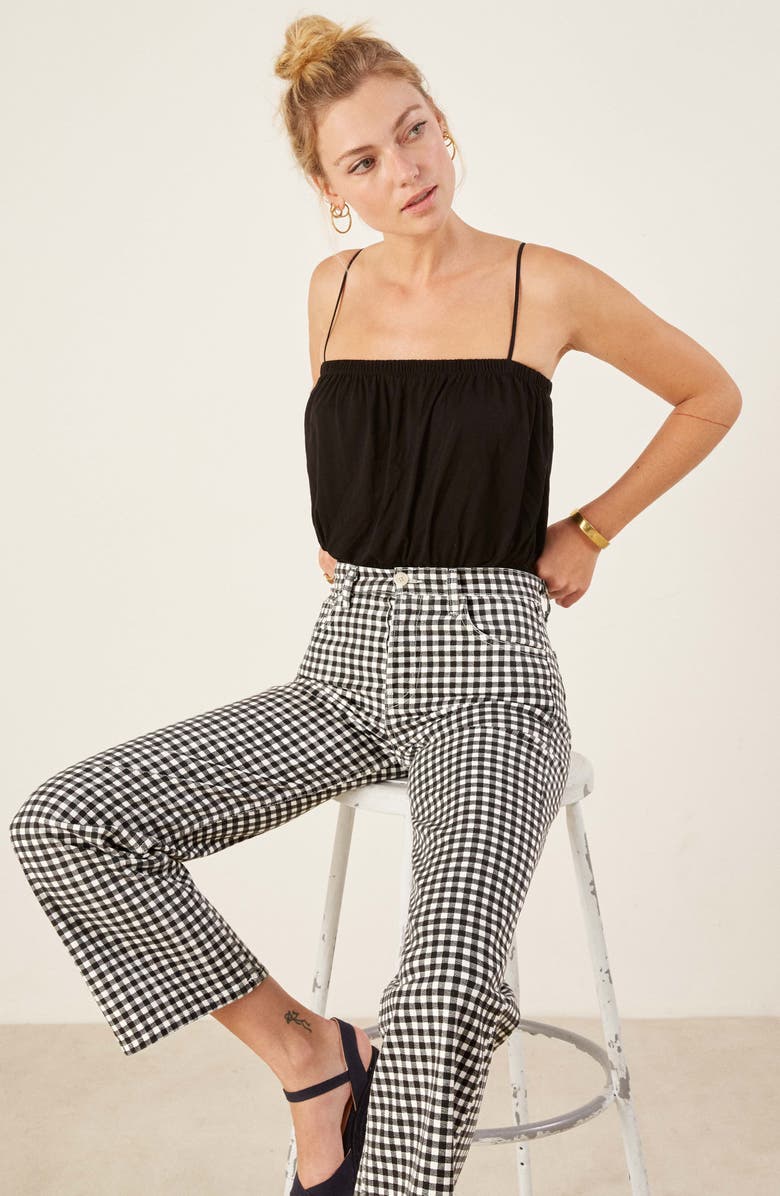 Reformation Fawcett High Waist Crop Jeans, Alternate, color,