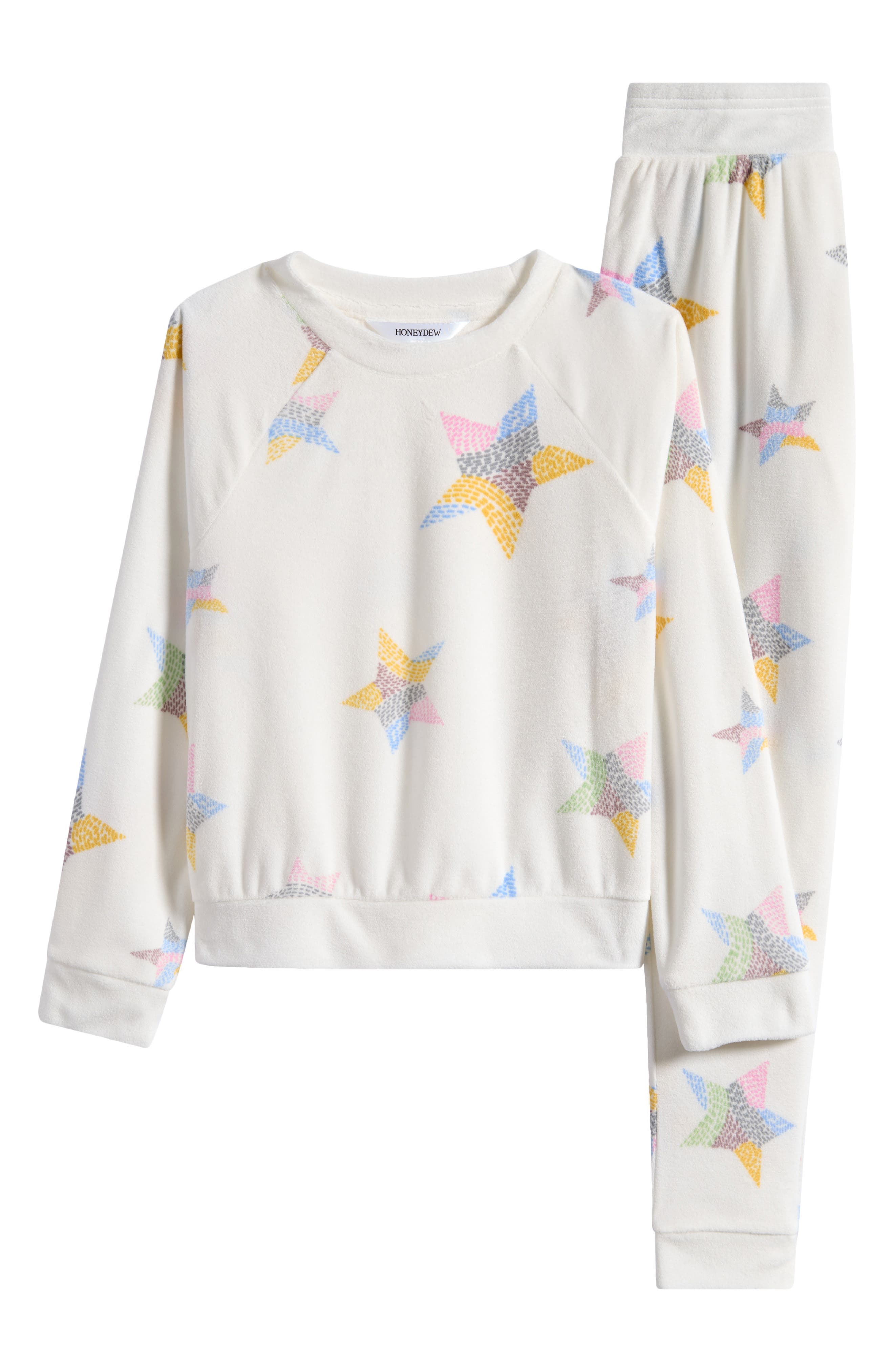 Kids' Snuggle Up Print Lounge Sweatshirt & Joggers Set (Women