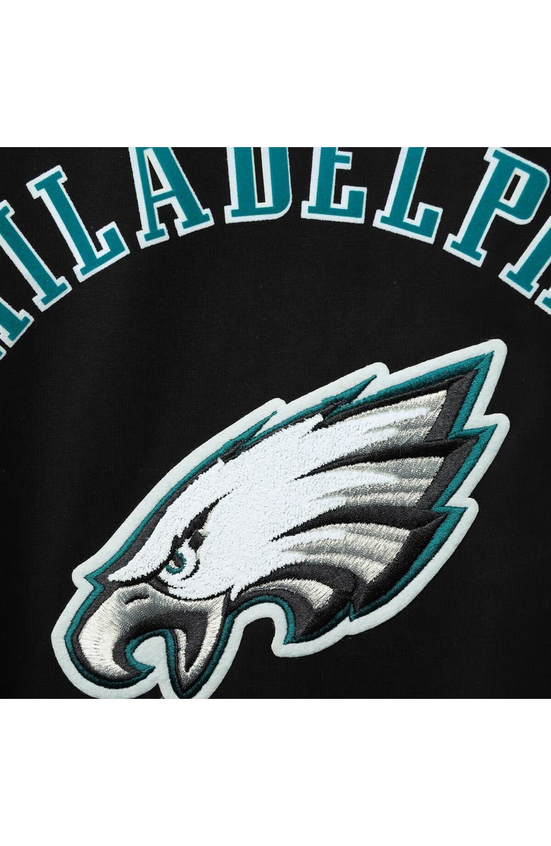 PRO STANDARD Men's Pro Standard Black Philadelphia Eagles Team Classic Bristle Slim-Fit T-Shirt, Alternate, color, 