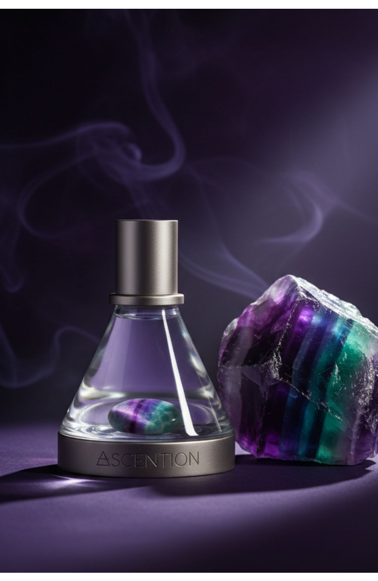 ASCENTION Parfums Elorya Imbued in Rainbow Fluorite | Extrait De Parfum 1.7oz | 50mL, Alternate, color, NO COLOR