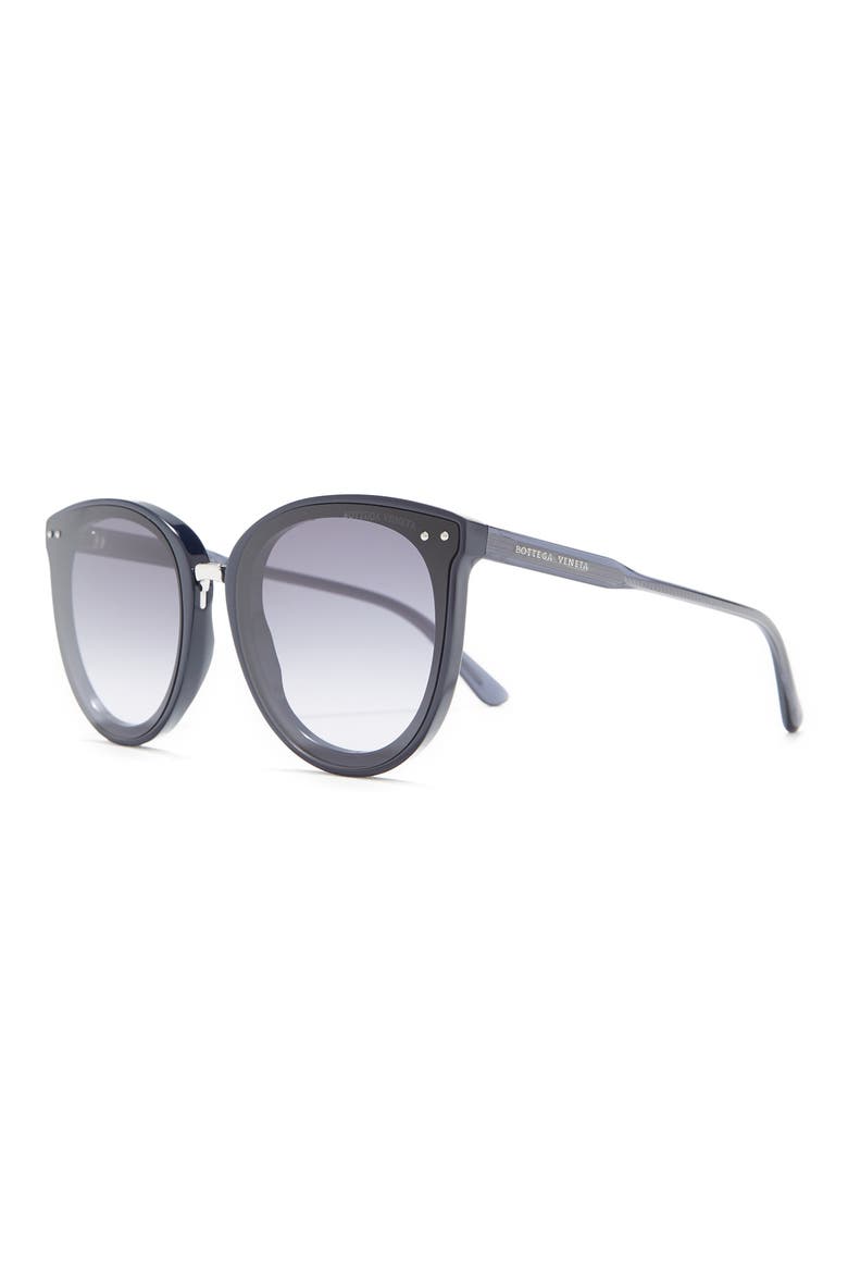 61mm Round Sunglasses, Alternate, color, BLUE BLUE BLUE/GBU