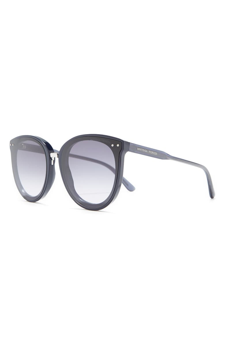 Bottega Veneta 61mm Round Sunglasses, Alternate, color,