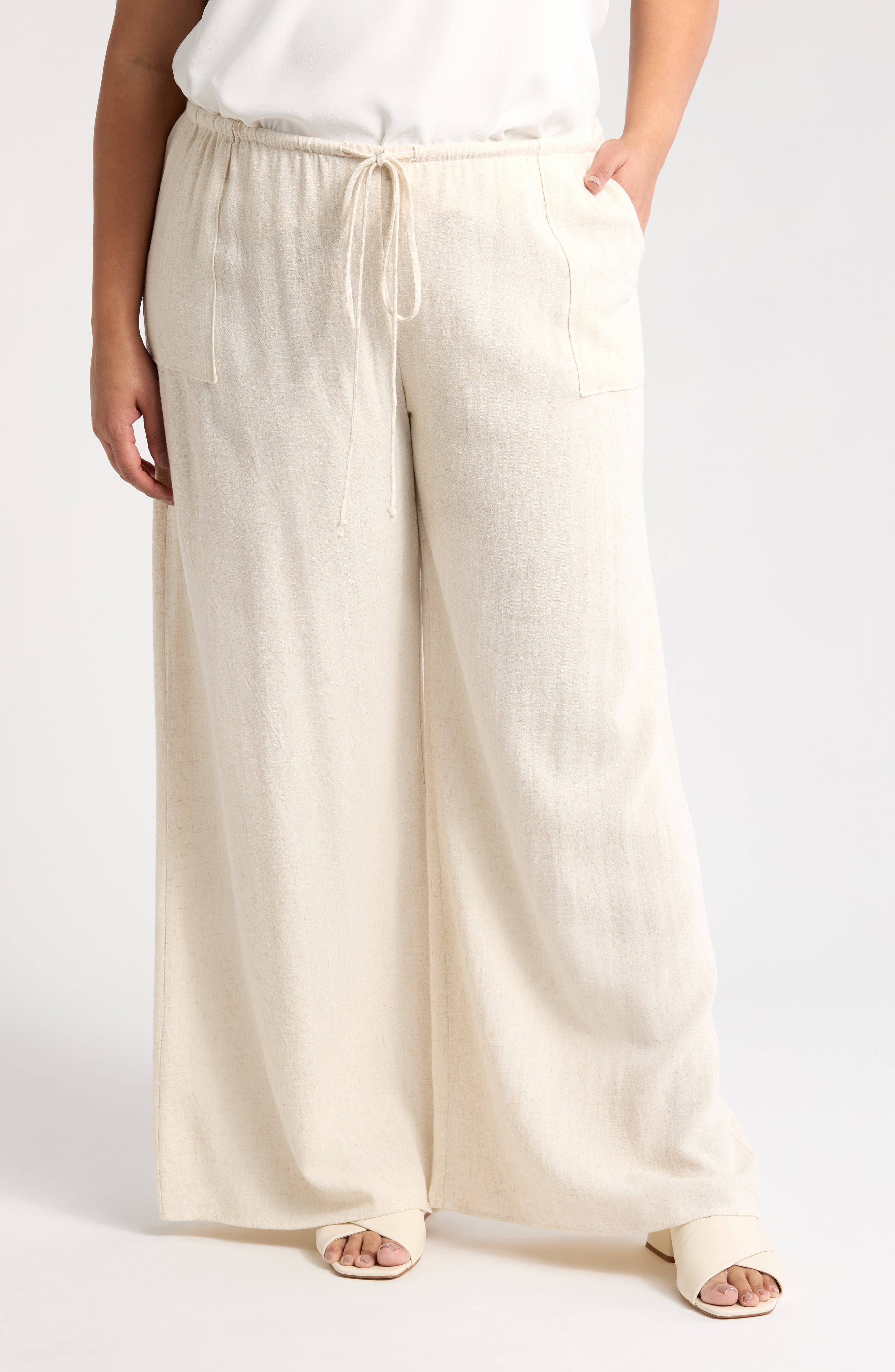 Relaxed Wide Leg Pants - image 3