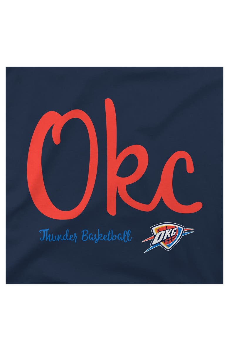 Stadium Essentials Women's Stadium Essentials Navy Oklahoma City Thunder 3rd Quarter T-Shirt, Alternate, color, Navy