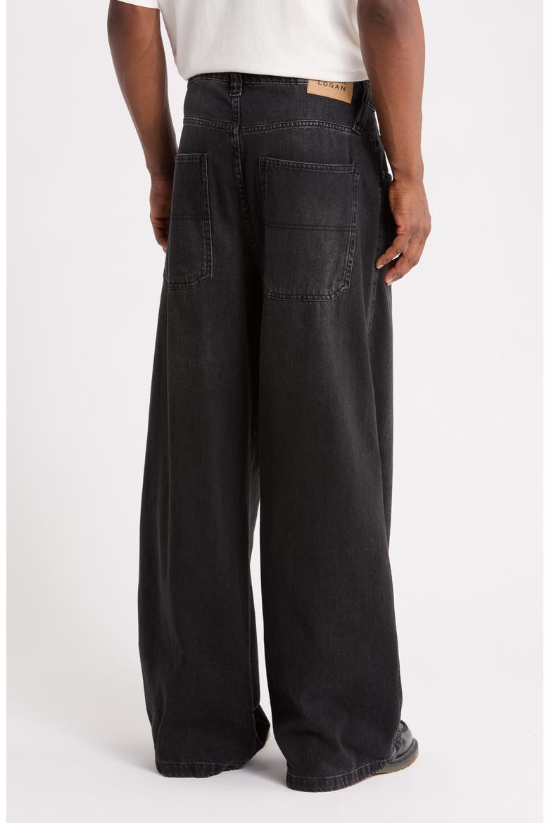 Ultra Baggy Jeans, Alternate, color, FADED BLACK