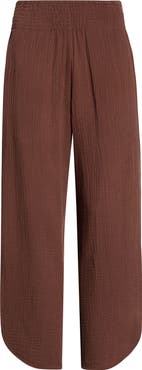 Marine Layer Cali Smocked Waist Double Cloth Pants