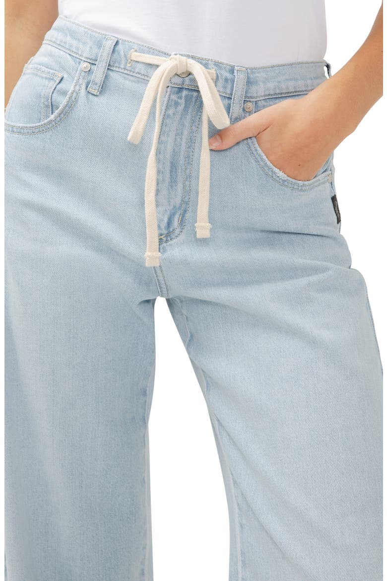 Be Easy Drawstring Jeans, Alternate, color, INDIGO