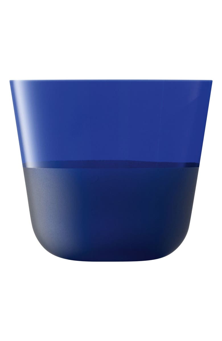 LSA Arc Contrast Set of 4 Glass Tumblers, Main, color, Blue