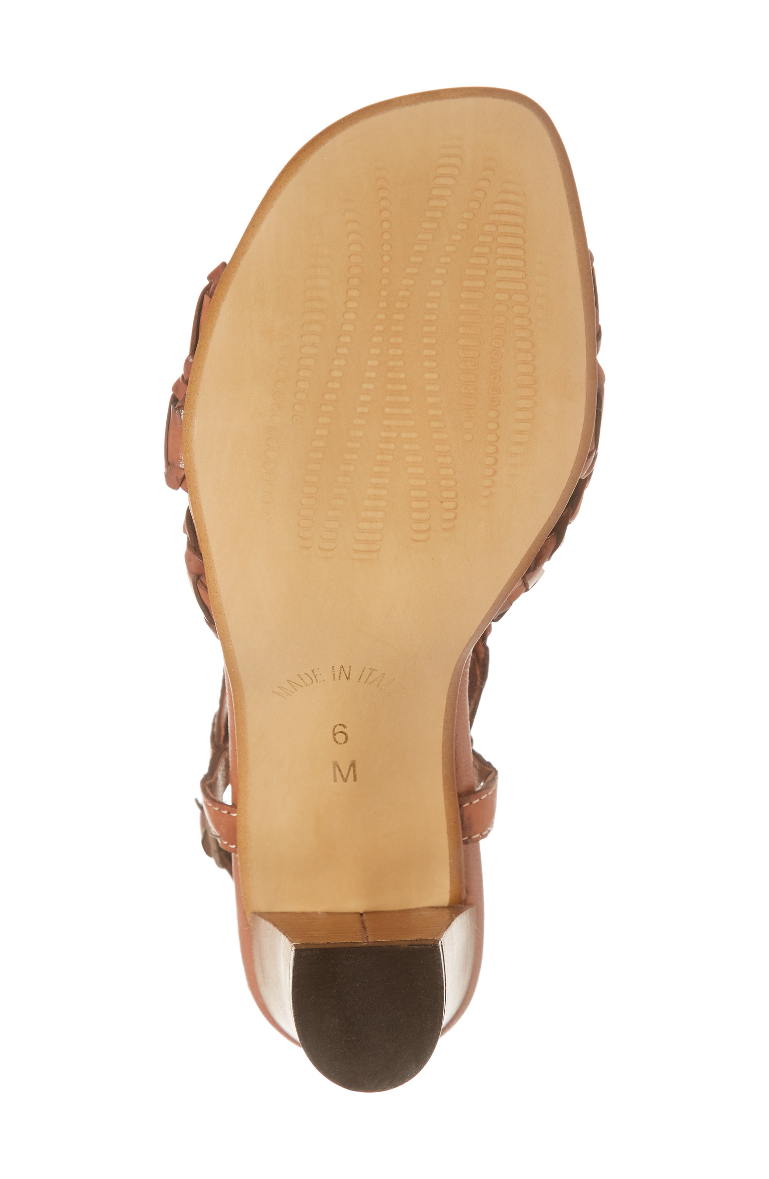 Amarone Sandal, Alternate, color, COGNAC LEATHER