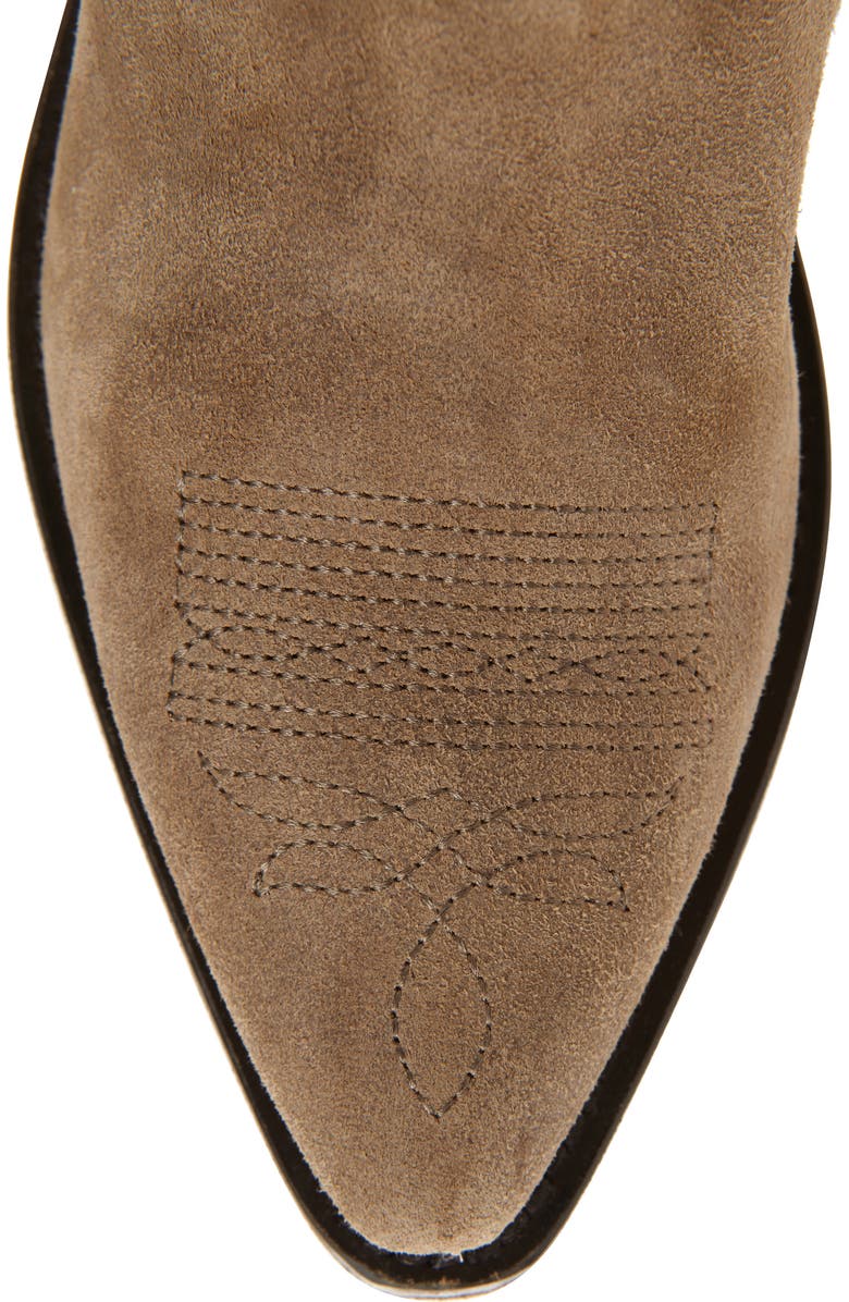 Golden Goose Wish Star Short Western Boot, Alternate, color, Beige