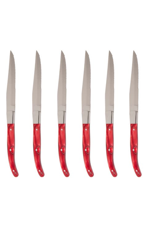 Provencal 6-Piece Serrated Steak Knife Set