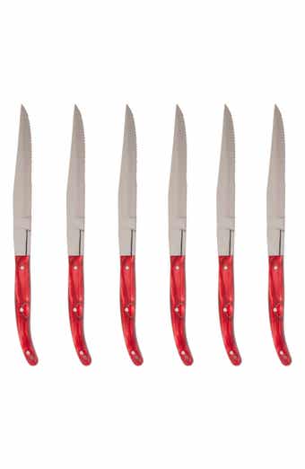 Fortessa Provencal 6-Piece Serrated Steak Knife Set
