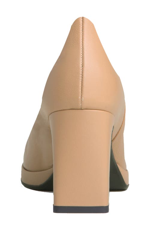 Beautiisoles Clementine Platform Pump In Neutral