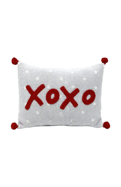 Melange Collection Valentine Mini Pillow In Grey