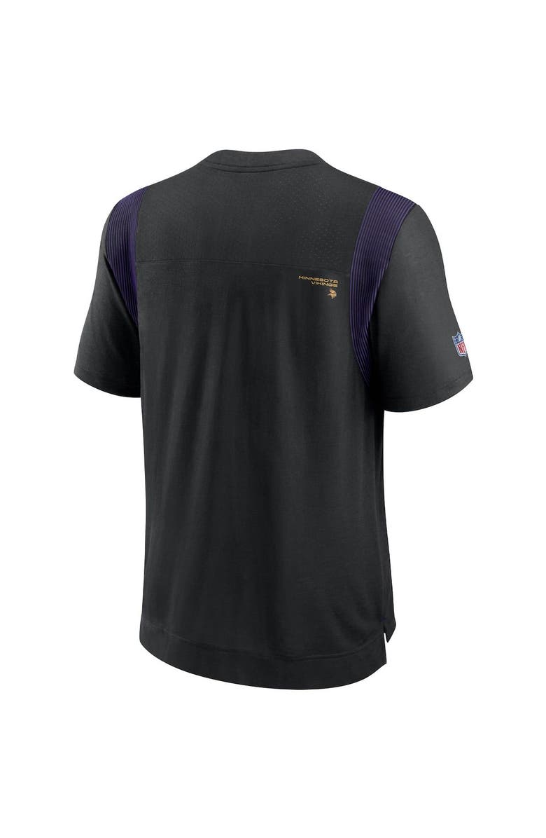 Nike Men's Nike Black Minnesota Vikings Sideline Player UV Performance T-Shirt, Alternate, color, Black