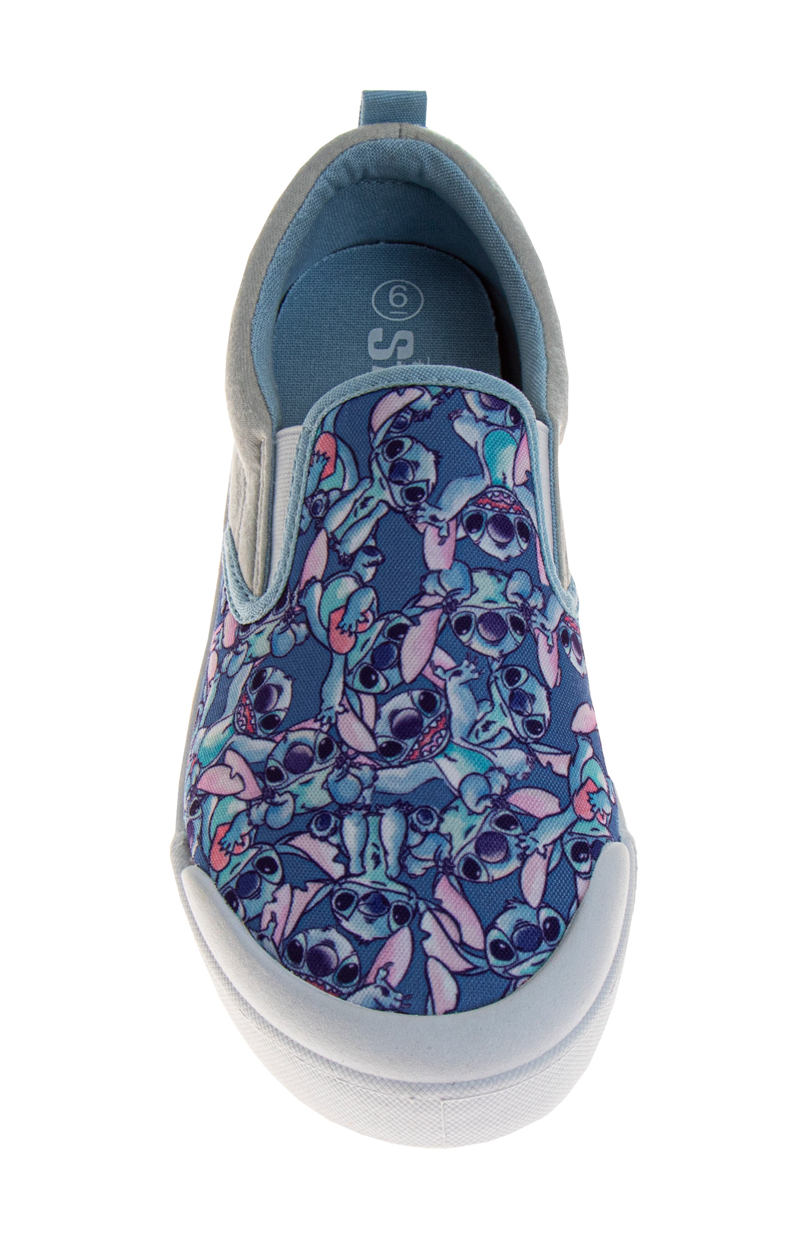JOSMO Disney Stitch Slip On Sneaker, Alternate, color, Blue