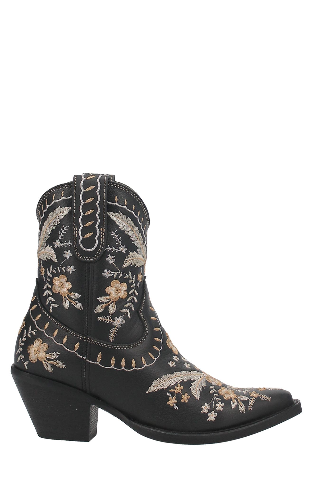 Dingo Primrose Western Boot, Alternate, color, Black
