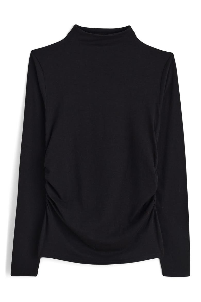 Ruched Mock Neck Long Sleeve Top (Women) | Nordstromrack