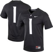 Nike Men's Nike #1 Charcoal Washington State Cougars Untouchable Football Jersey