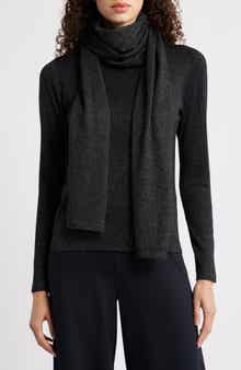 Eileen Fisher Shimmer Merino Wool Blend Scarf