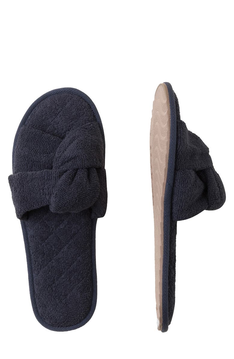 Barefoot Dreams<sup>®</sup> Cozy Terry<sup>®</sup> Slipper, Alternate, color, Indigo