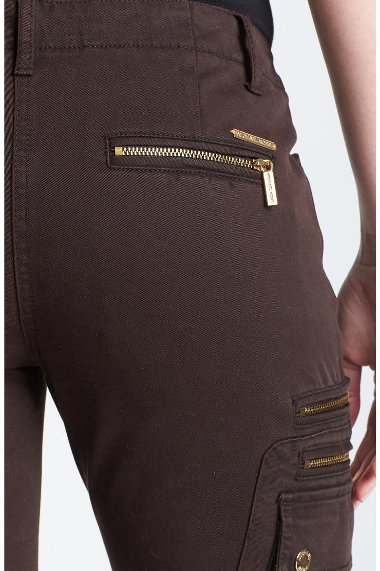 Skinny Cargo Pants, Alternate, color, CHOCOLATE