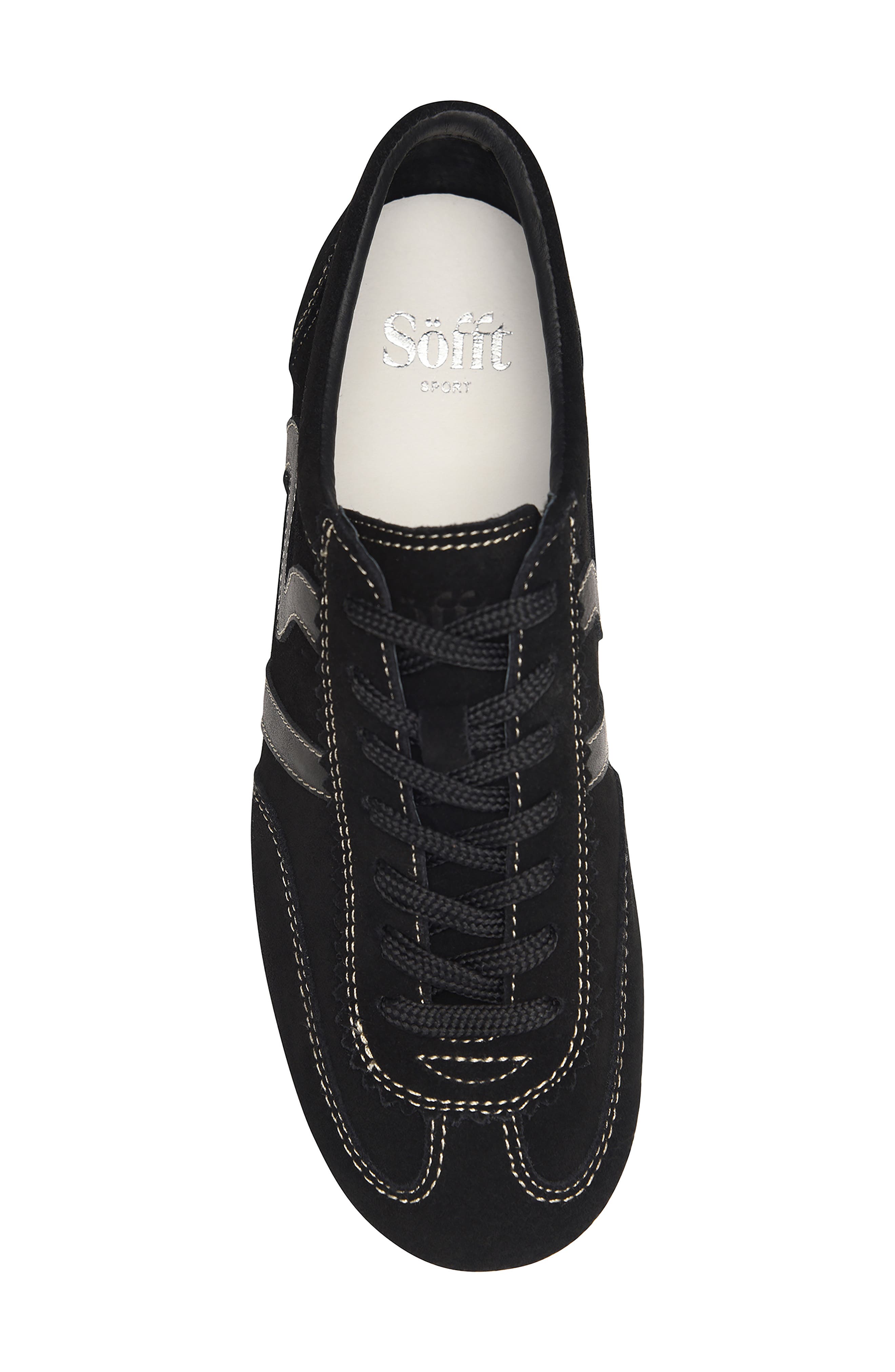 Aubree Sneaker, Alternate, color, BLACK