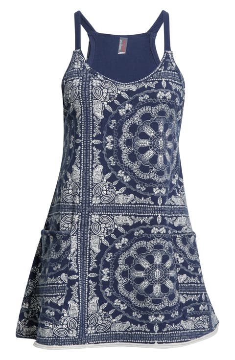 FP Movement Hot Shot Print Stretch Cotton Tank Minidress