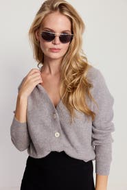 The Shirt by Rochelle Behrens The Cashmere V-Neck Sweater