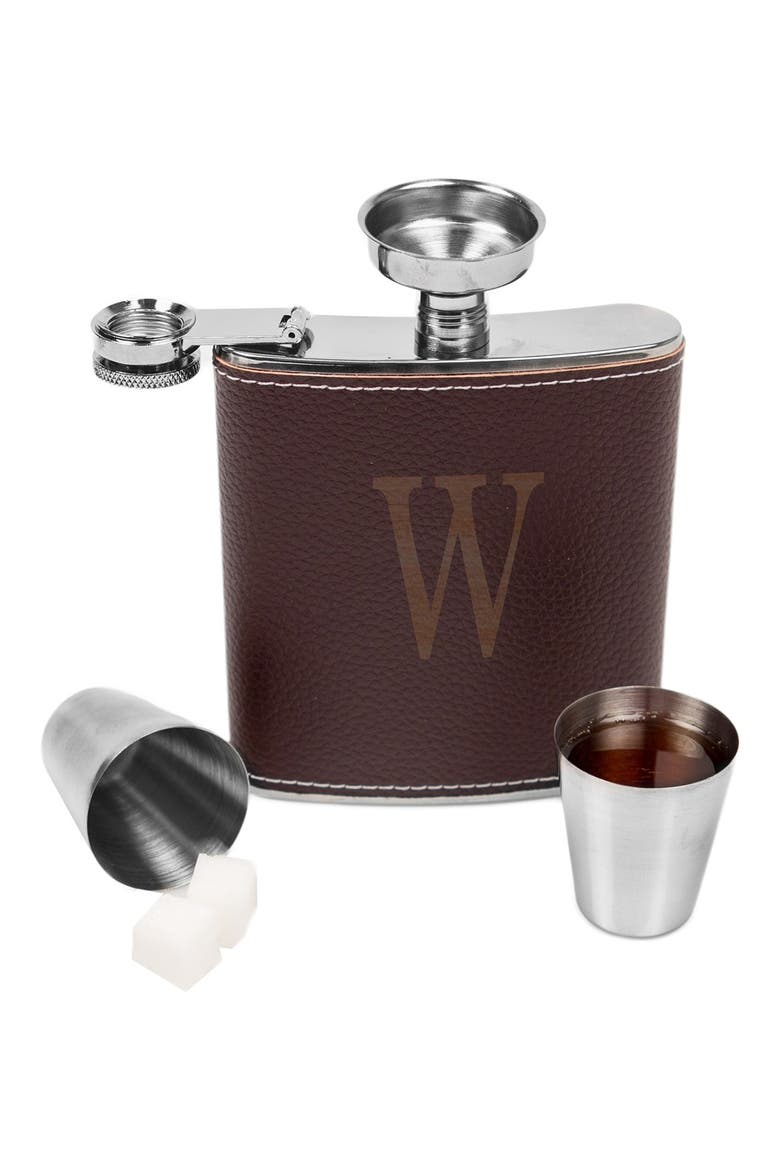 Monogram Flask Set, Alternate, color, BLACK - BLANK